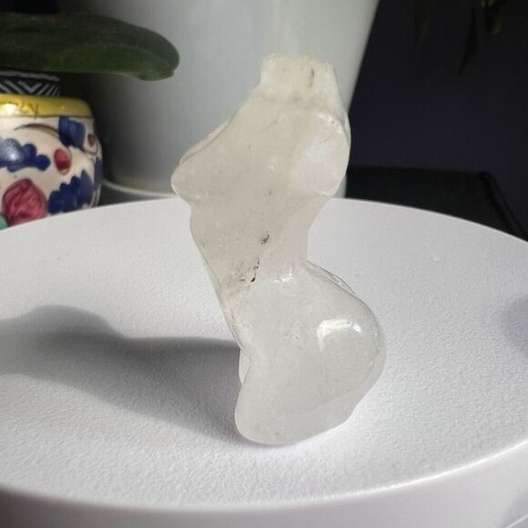 Quartz Crystal Female Body Sculpture (#2) - Picture 7 of 11